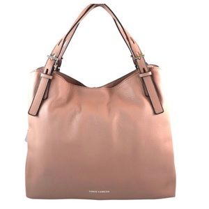 Vince Camotu Belva Vintage Quartz Leather Tote